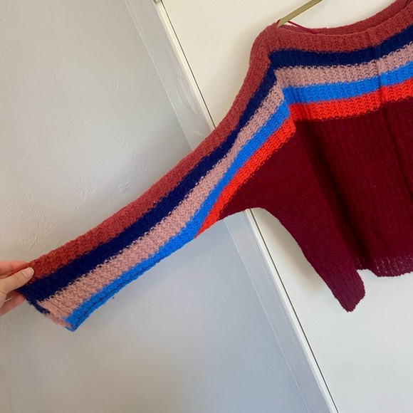 Free People Multicolor Striped Sweater - Picture 3 of 10